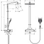 Душова система HANSGROHE Raindance Select 360 Showerpipe, 27112000
